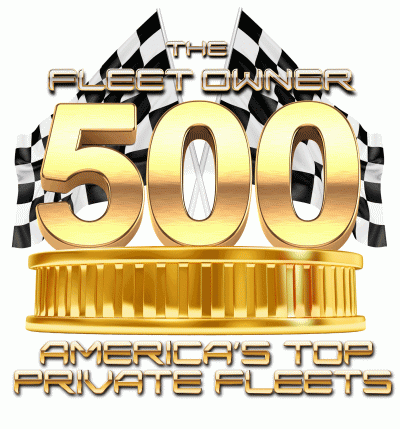 The Fleet Owner 500 America's top private fleets badge.