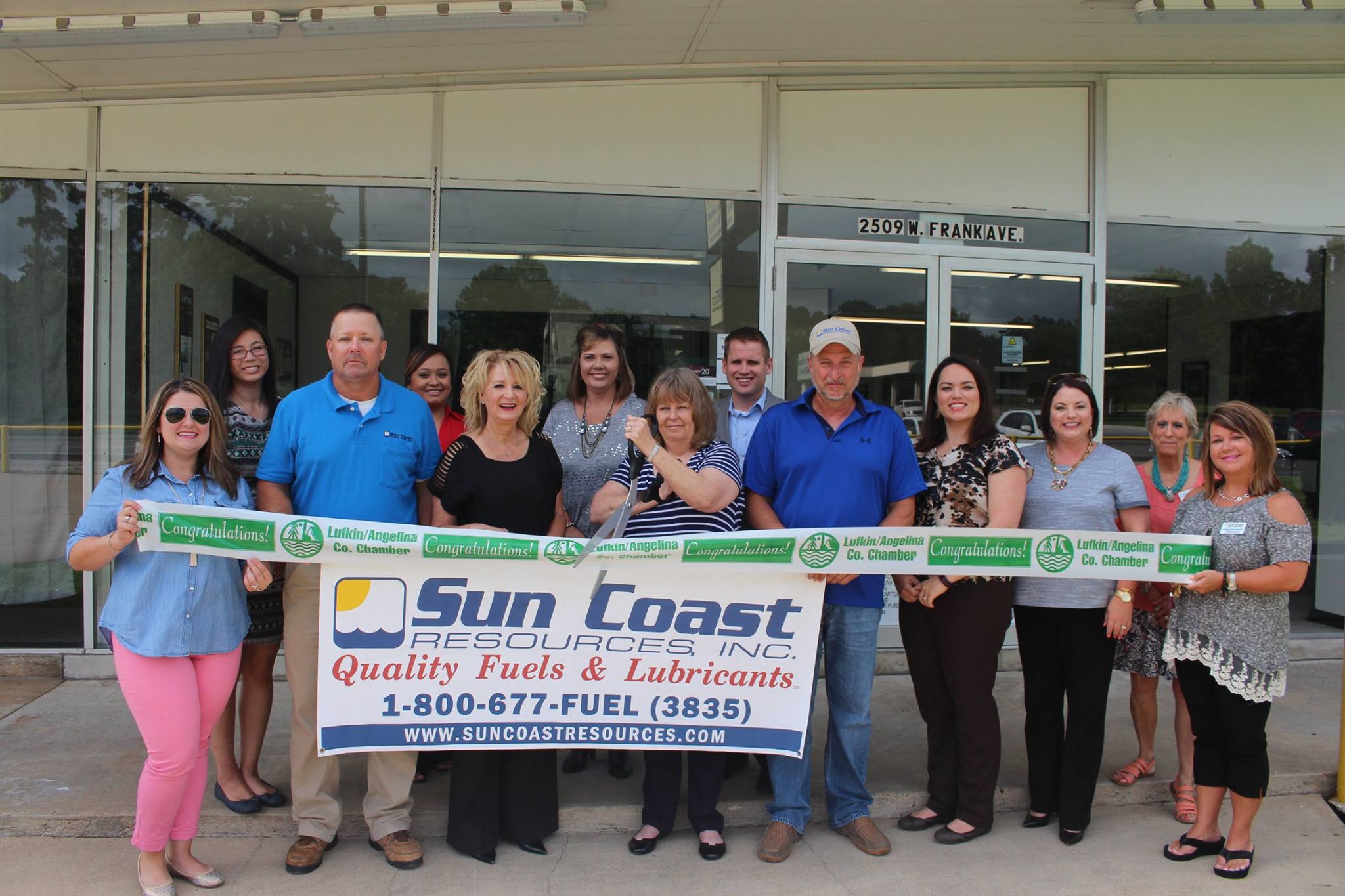 Sun Coast Resources joining Lufkin Chamber of Commerce.