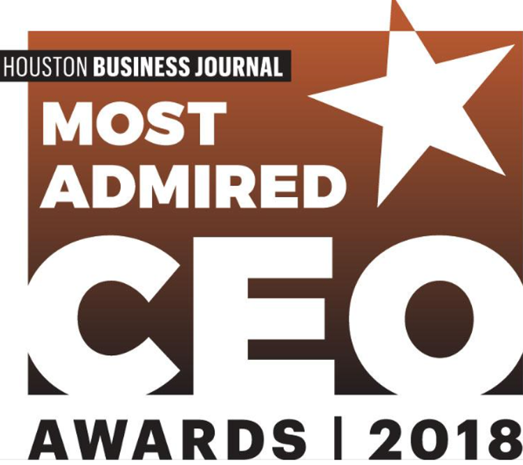 Houston Business Journal most admired CEO awards 2018.