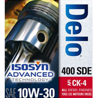 Delo 400 SDE SAE 10W-30 new Chevron product offering.